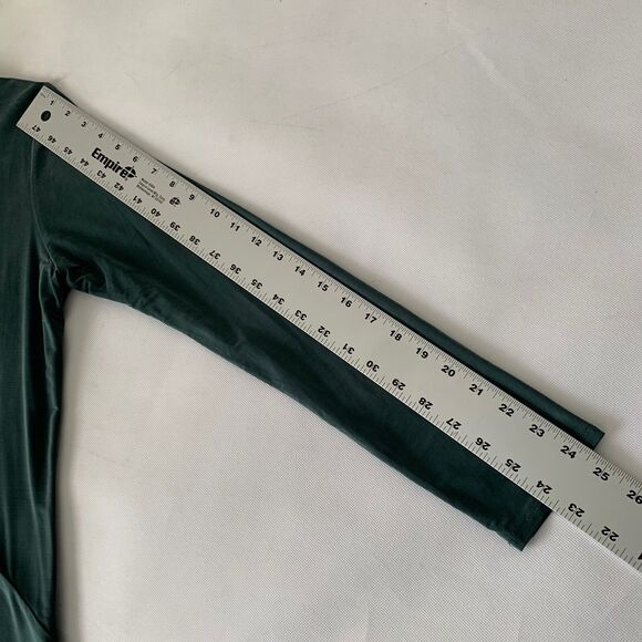 Anthropologie Dolan Dress M Green Long Sleeve Toute Swing Boho Minimalist Preppy - Picture 11 of 11